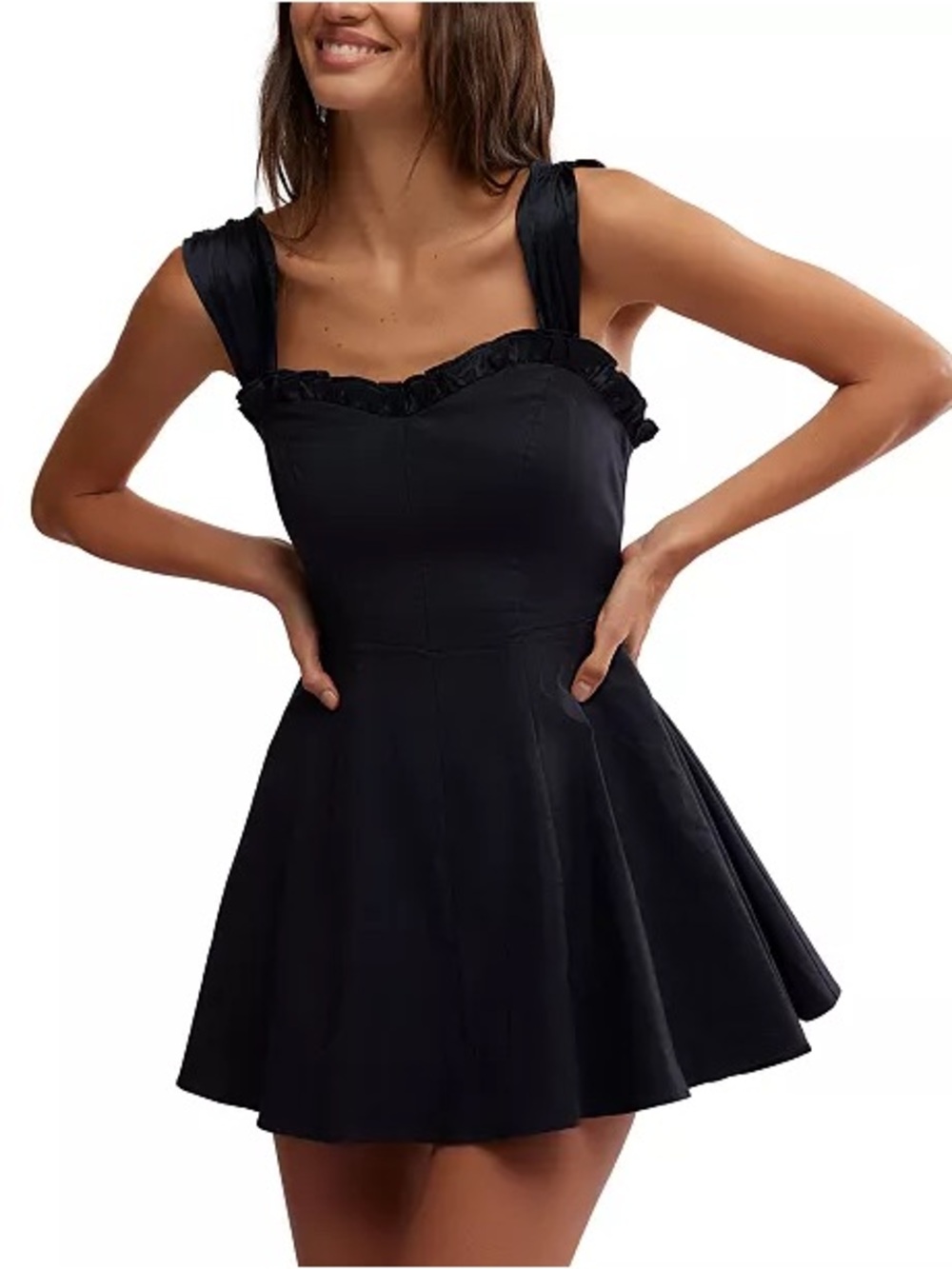 Free People Women's Midnight Magic Fit & Flare Mini Dress